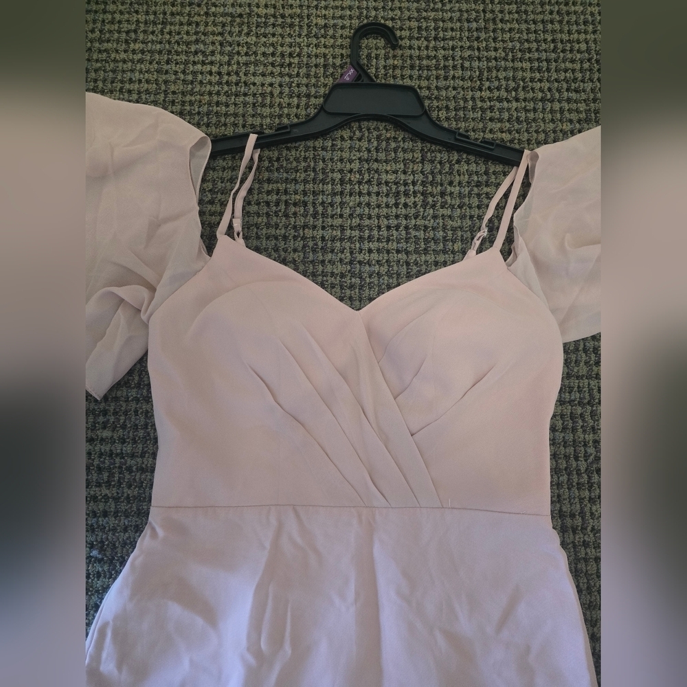 JJs House Blush Asymmetrical Dress - Picture 7 of 8